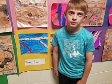 20190521_185455 Thomas With His Art Work At School
